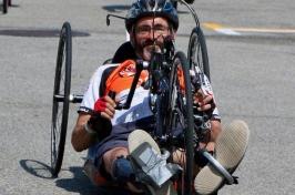 Todd Balf on Handcycle